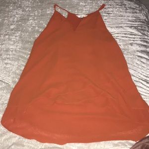noroh orange boutique tank top
